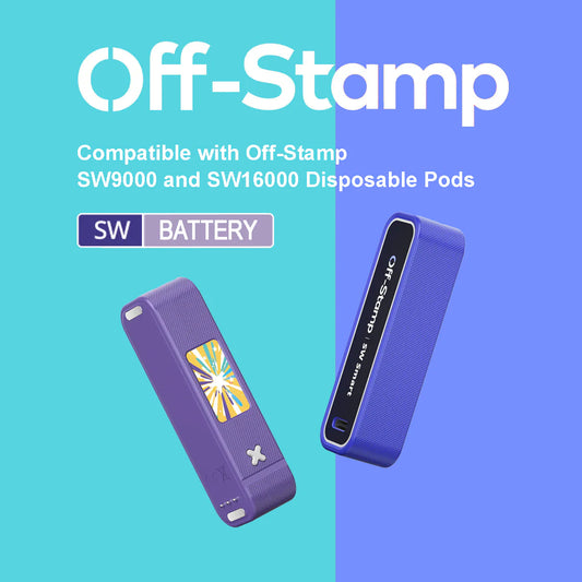 Off-Stamp Battery